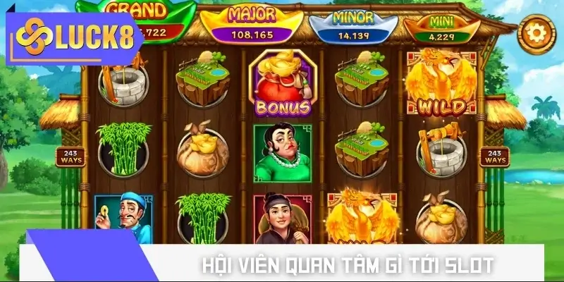 Người chơi quan tâm khi thao tác cùng slot